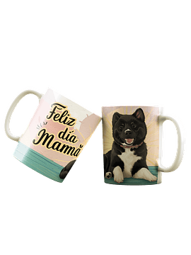 Taza Día de la madre Akita