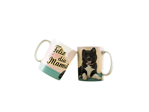 Taza Día de la madre Akita