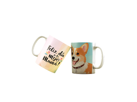 Taza Día de la madre Corgi