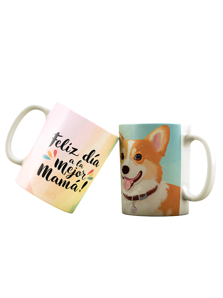 Taza Día de la madre Corgi 1