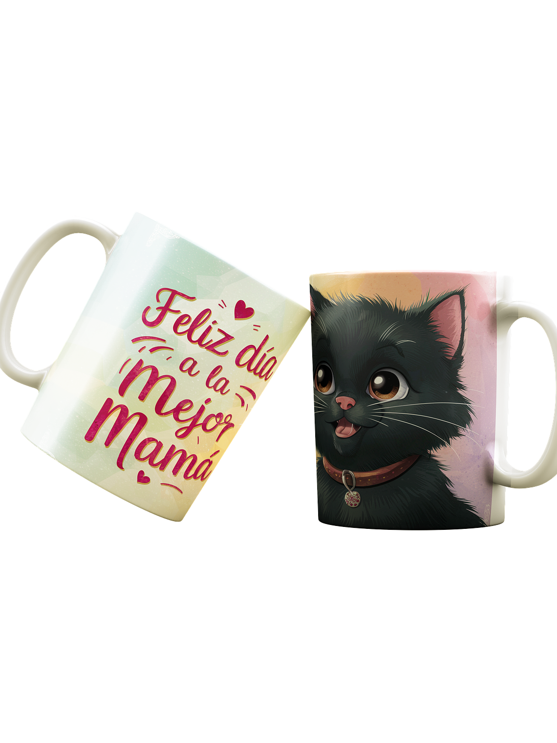 Taza Día de la madre Gato negro 1