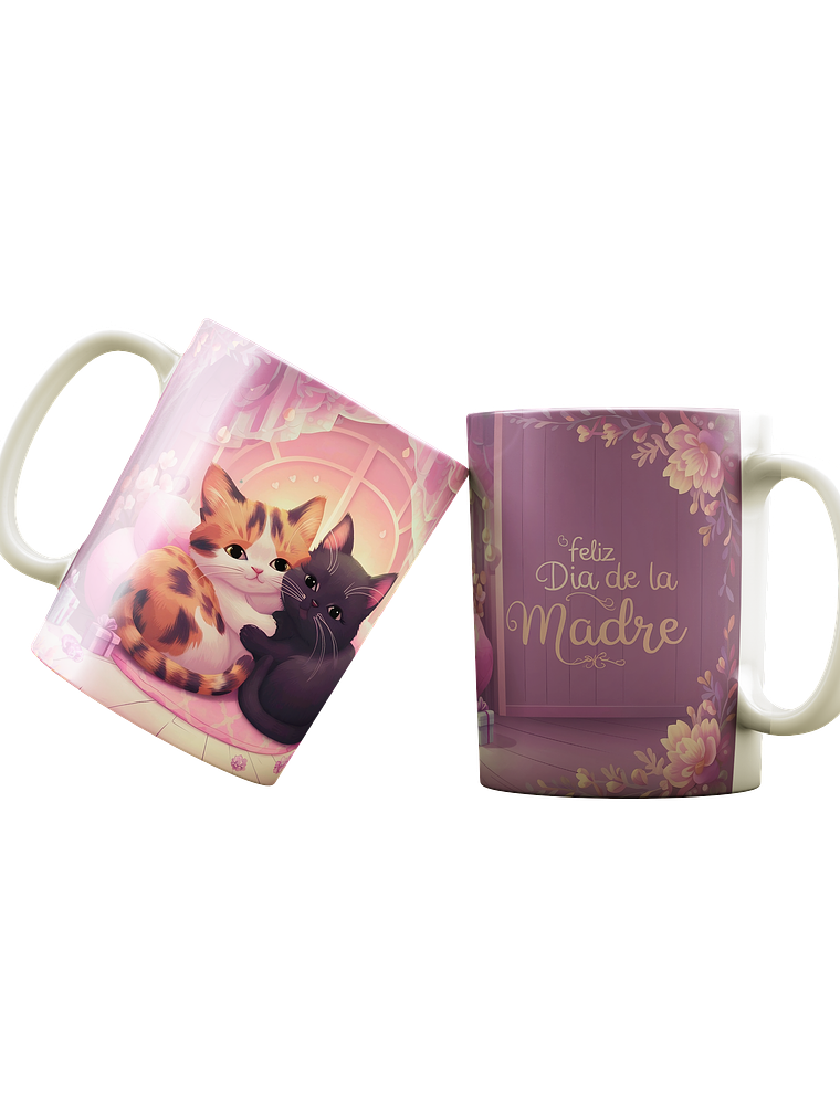 Taza Día de la madre gato 1