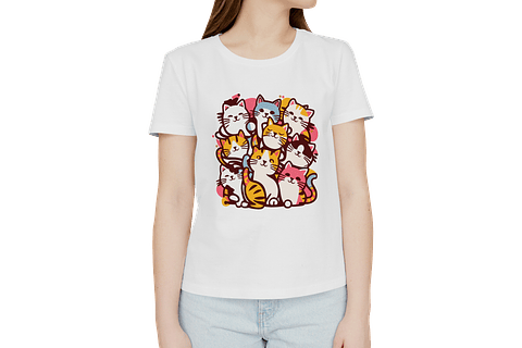 Polera de gatos