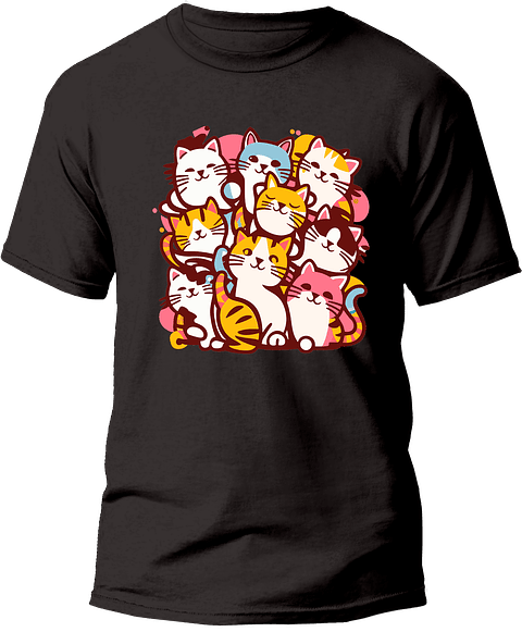 Polera de gatos