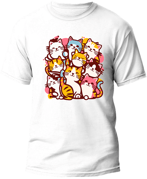 Polera de gatos
