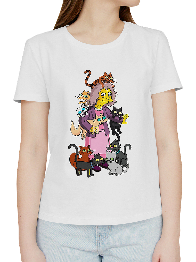 Eleanor Abernathy (loca de los gatos) - Los Simpsons 1