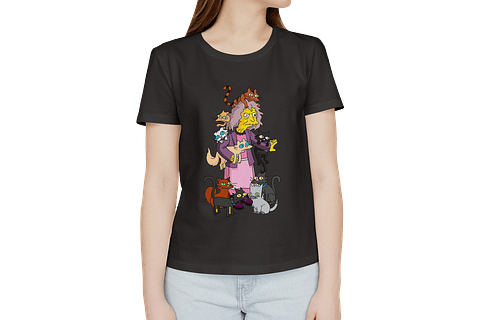 Eleanor Abernathy (loca de los gatos) - Los Simpsons