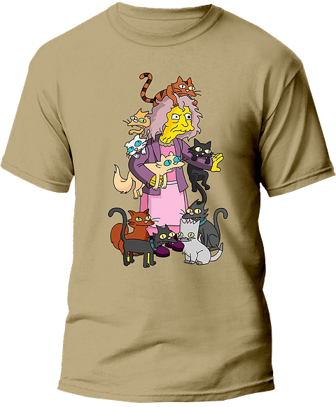 Eleanor Abernathy (loca de los gatos) - Los Simpsons