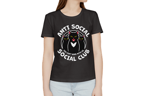 Anti-social social club cat