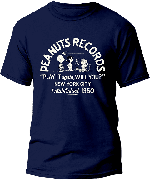 Polera Snoopy "Peanuts Records"