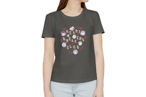 Polera Snoopy Heartbreakers Club (Club de rompecorazones)