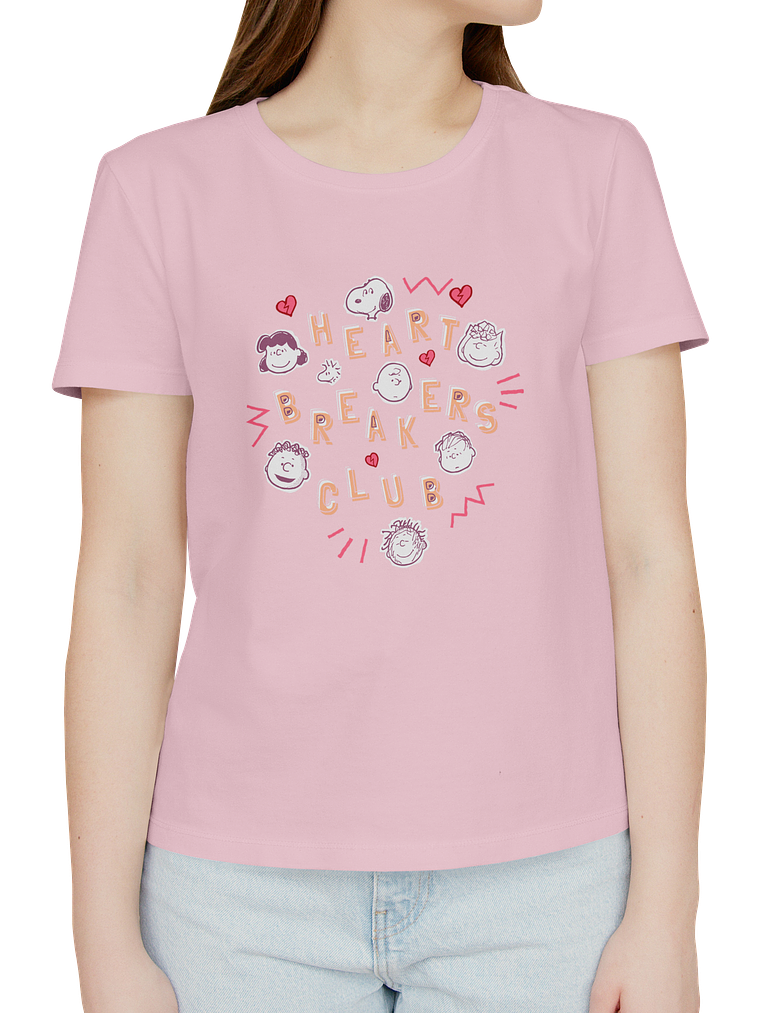 Polera Snoopy Heartbreakers Club (Club de rompecorazones) 3