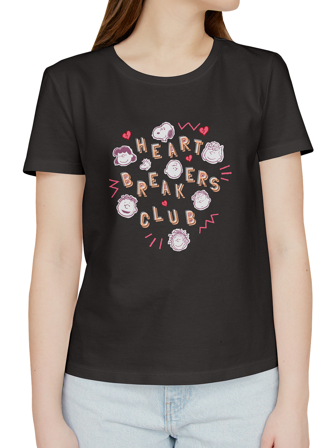 Polera Snoopy Heartbreakers Club (Club de rompecorazones) 5