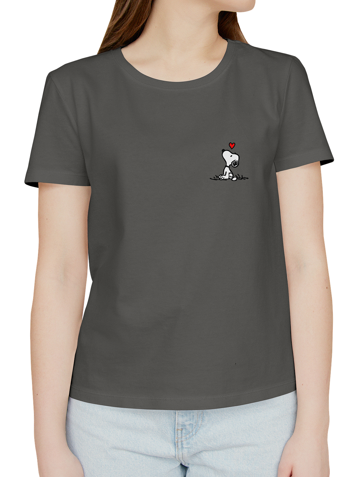 Polera Snoopy corazón 2