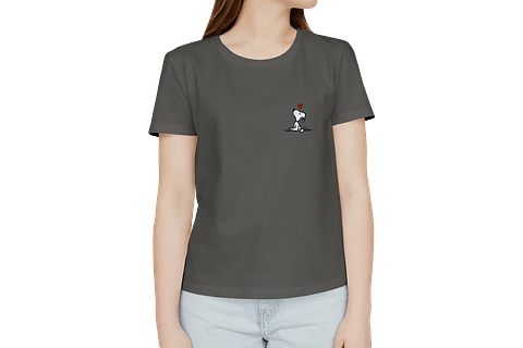 Polera Snoopy corazón