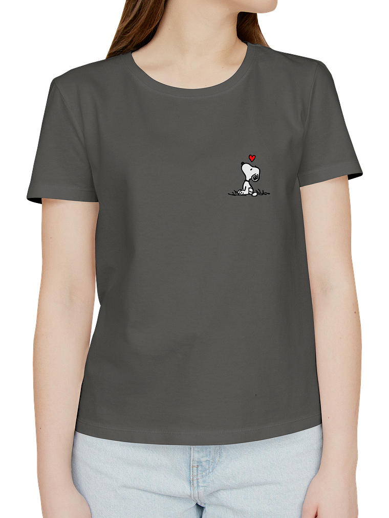 Polera Snoopy corazón 2