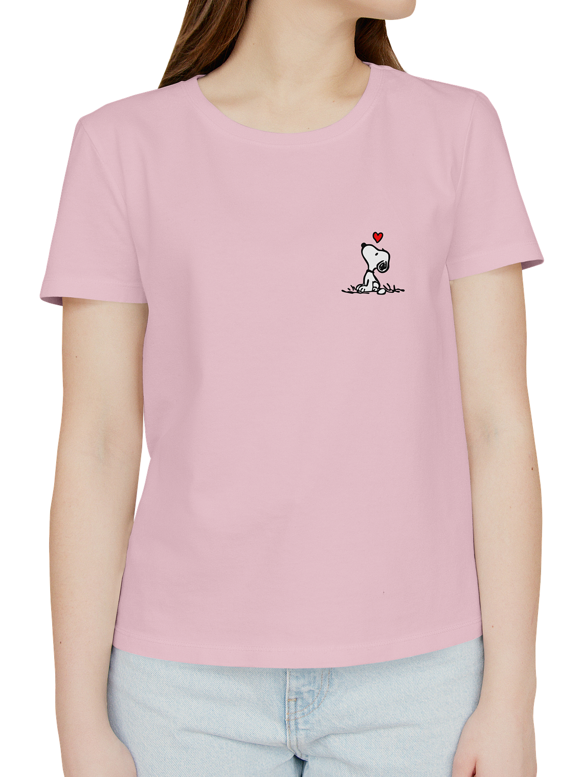 Polera Snoopy corazón 4