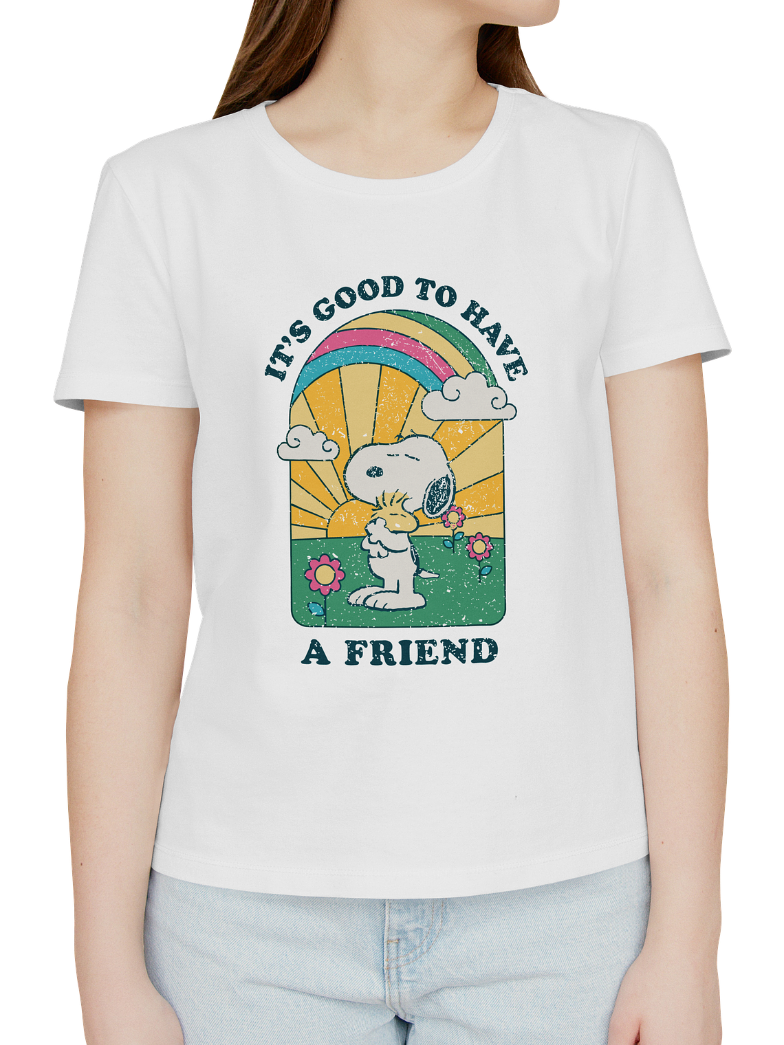 Polera Snoopy It's good to have a friend 1