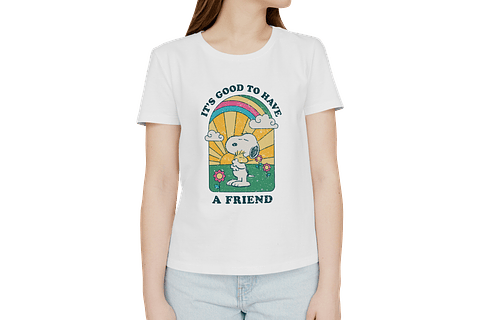 Polera Snoopy It's good to have a friend