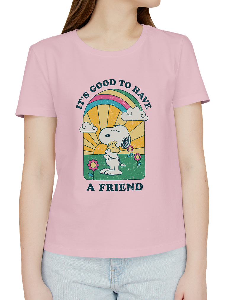 Polera Snoopy It's good to have a friend 2