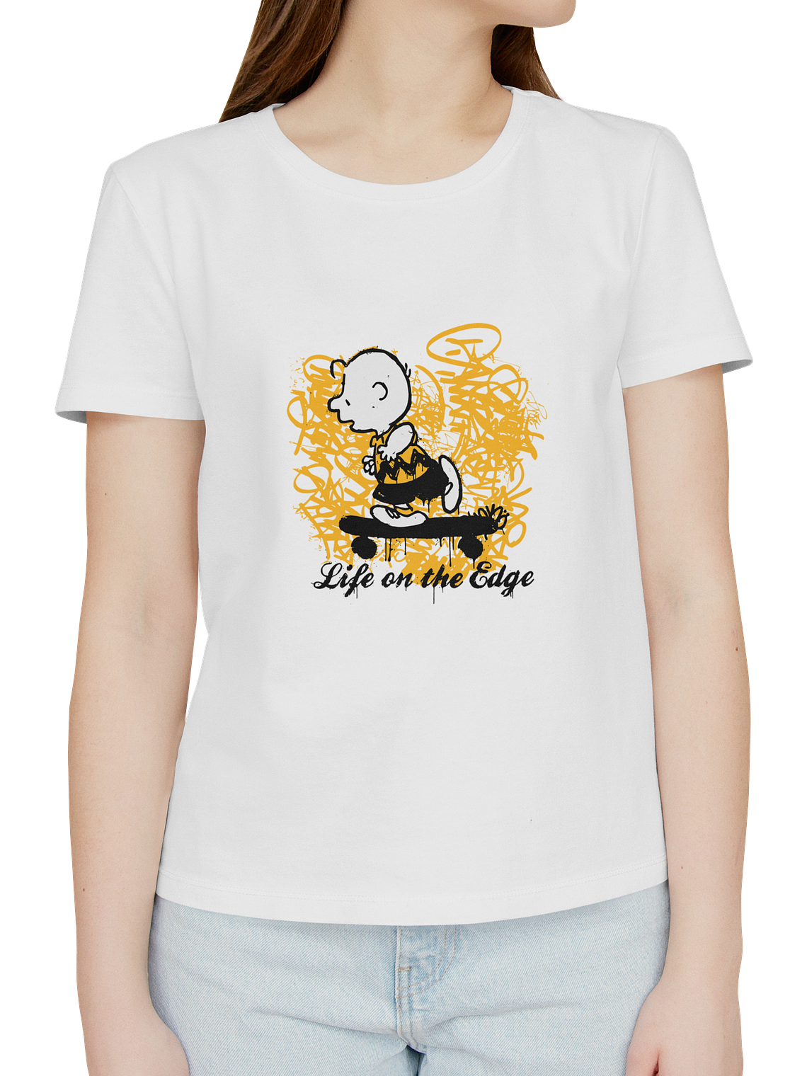 Polera Snoopy Life on the edge 1