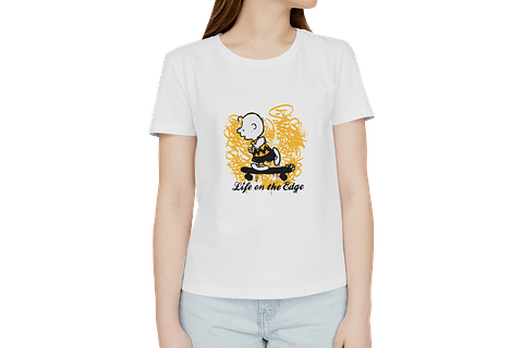 Polera Snoopy Life on the edge