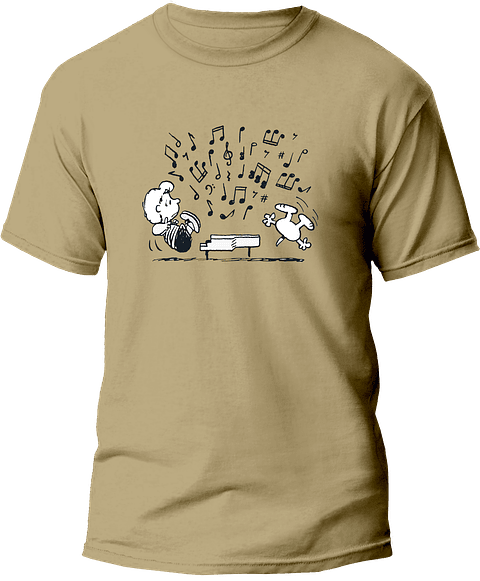 Polera Snoopy piano
