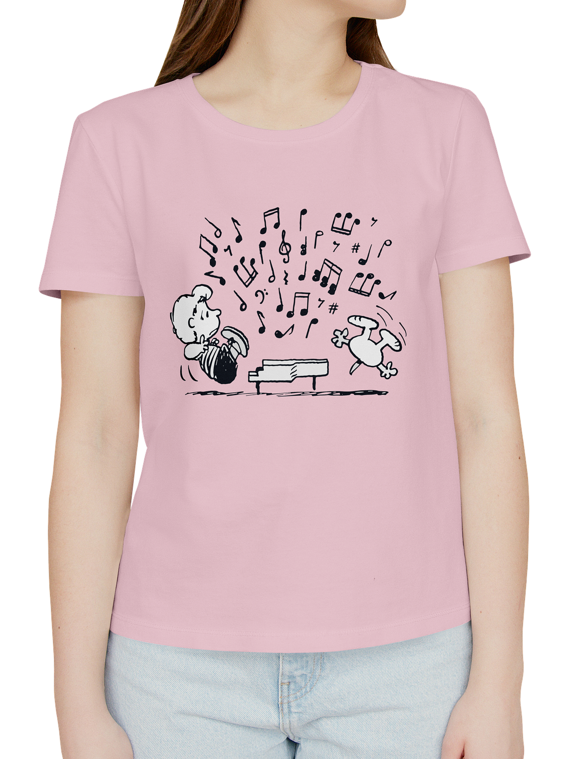 Polera Snoopy piano 2