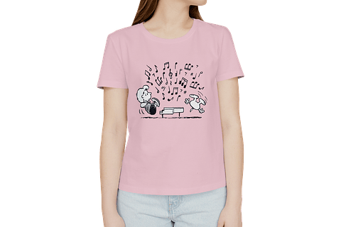 Polera Snoopy piano