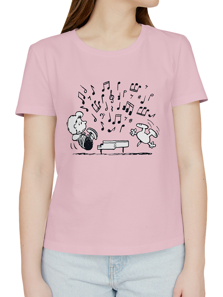 Polera Snoopy piano 2