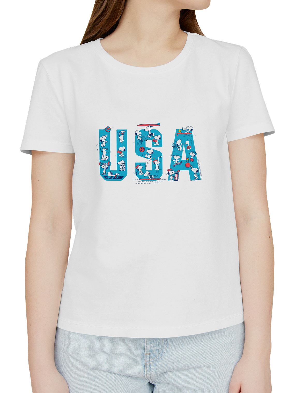 Polera Snoopy USA 1