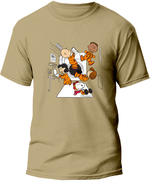 Polera Snoopy astronautas