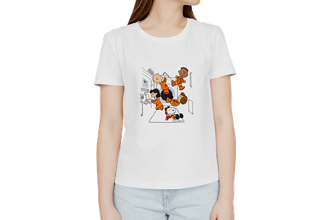 Polera Snoopy astronautas