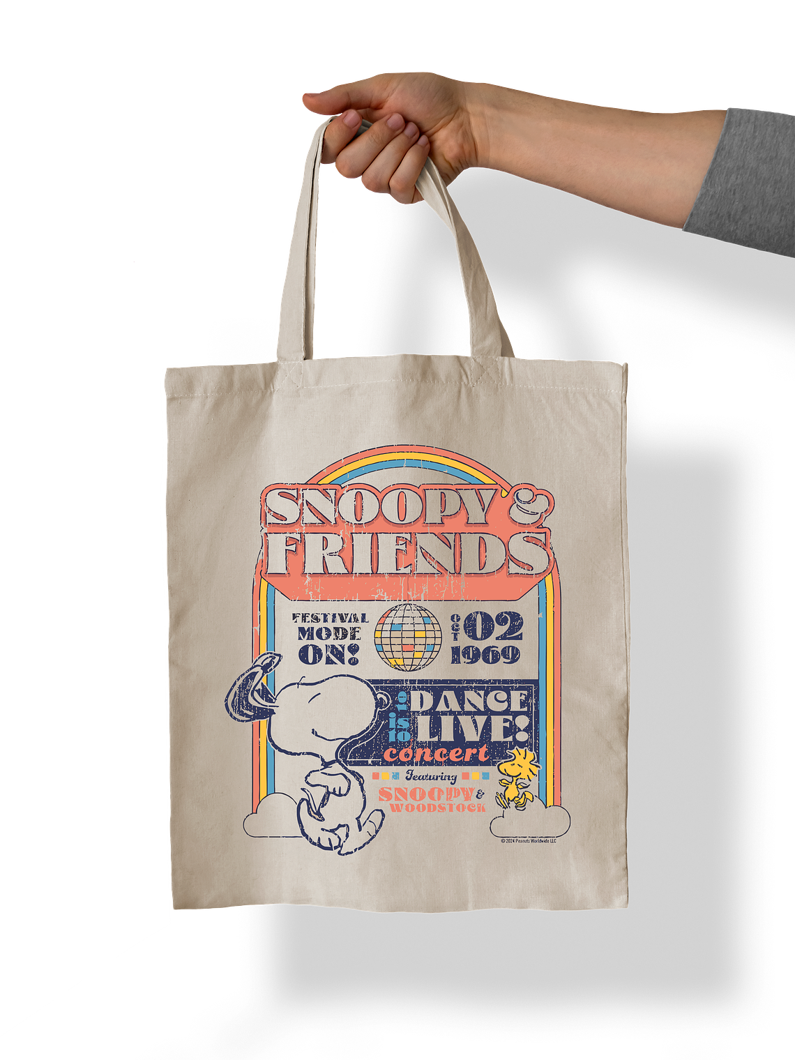 Totebag Snoopy Disco 1