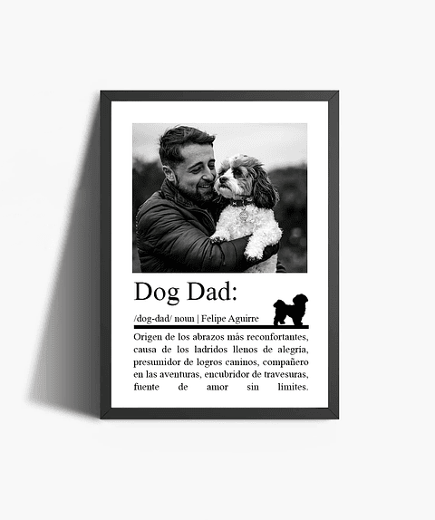 Cuadro Día del padre personalizado