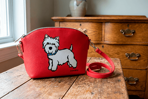 Cartera Roja Marc Tetro "Westie"