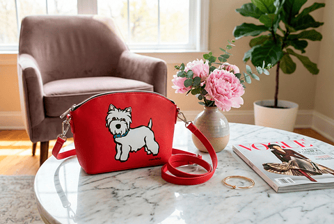 Cartera Roja Marc Tetro "Westie"