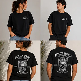 Polera mote con huesillo 2