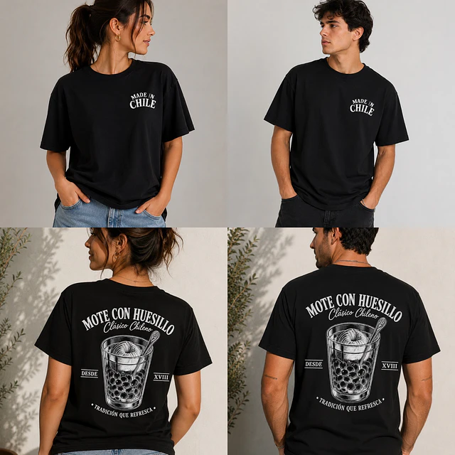 Polera mote con huesillo 2