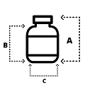 FRASCO L/PH PE TUB BLANCO T/SIMP 60ML - FRC1136