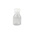 BOTELLA PET TUB 18/410 CON TAPA PLANA TRANSPARENTE 30ML - BOT0080