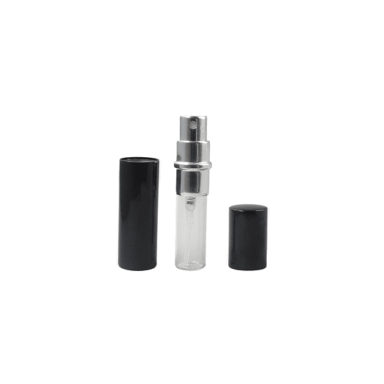 FRASCO PERFUMERO METALICO NEGRO 5ML - FRC1079