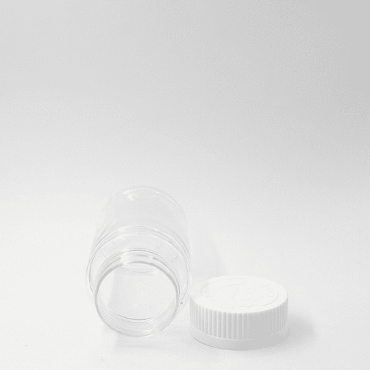 10x FRASCO PET SEG 100ML TRANS T/BLAN FRC1012