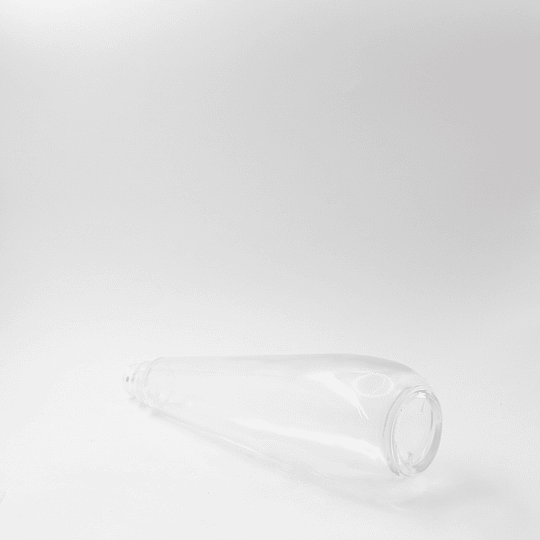 10x BOTELLA VIDRIO CONICA GRIM 110ML TRANS 15MM BOV3006