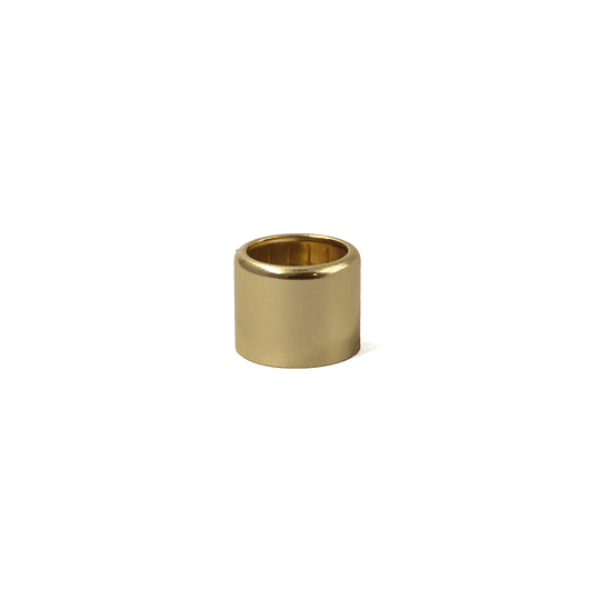 10x TAPA COLLAR VALVULA ENGR 15 MM DORADO  TAP1050