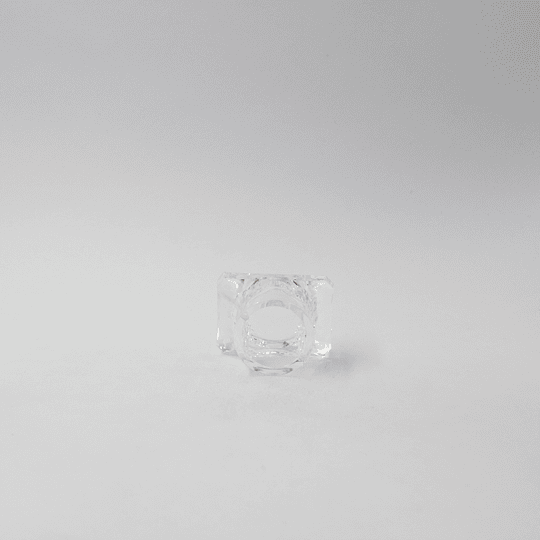 10x TAPA ENGRIMPAR 15MM RECTANGULAR TRANS TAP1093