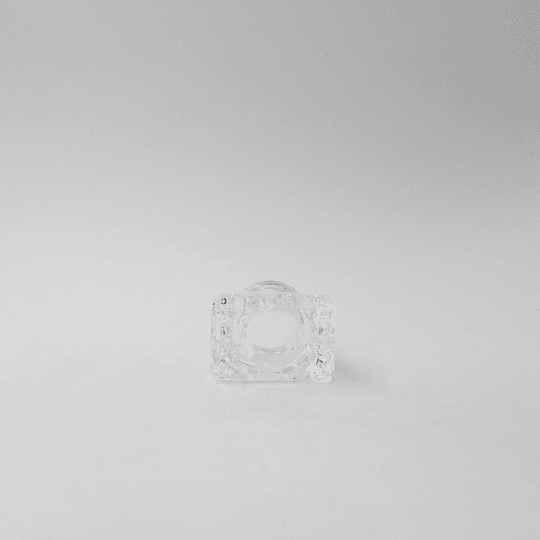 10x TAPA ENGRIMPAR 15MM RECTANGULAR TRANS TAP1093