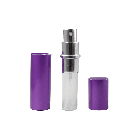 FRASCO PERFUMERO METALICO PURPURA 10ML - FRC1208