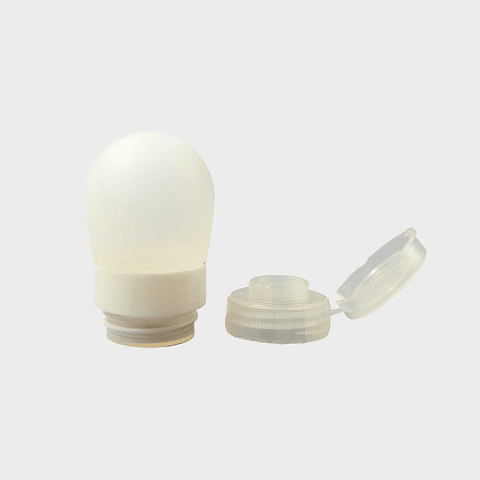 10x FRASCO SILICONA REDONDO TRANS 40ML FRC1160