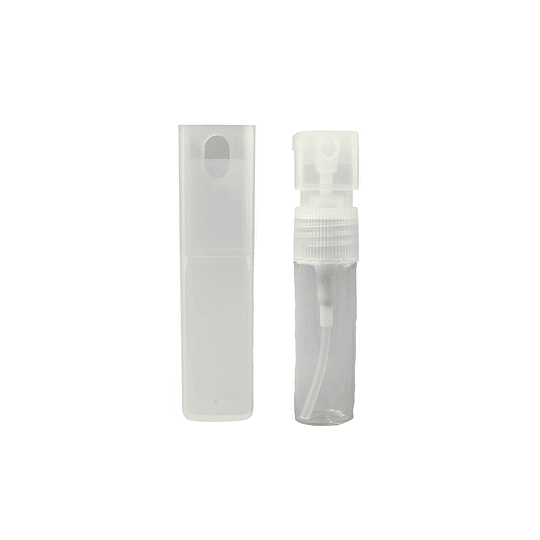 FRASCO PERFUMERO PLAST CUAD TRANSPARENTE 12ML - FRC1107